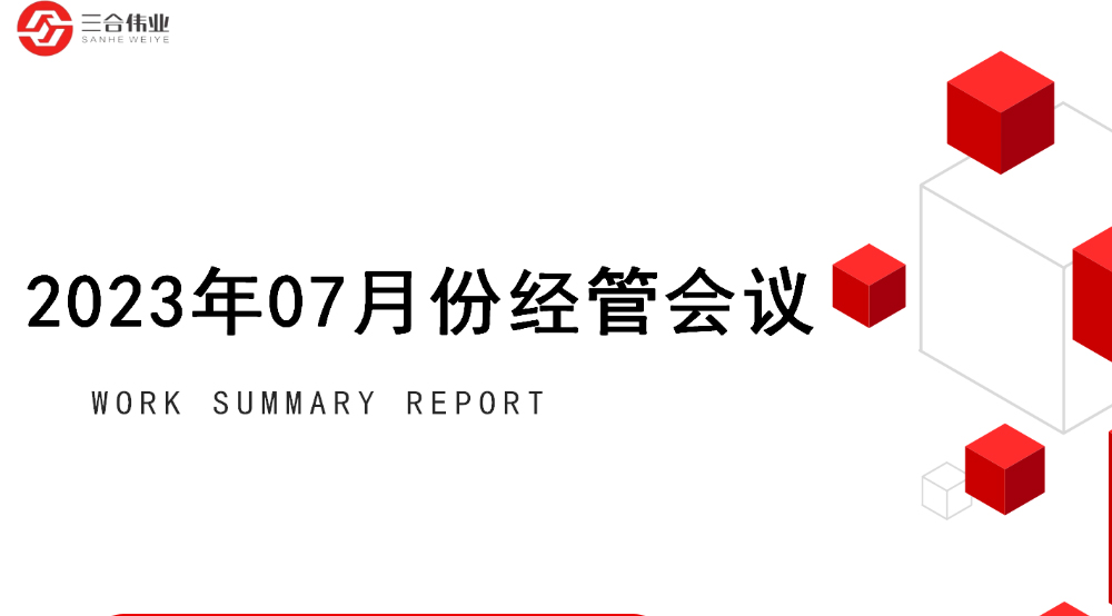 山東三合偉業(yè)新材料有限公司2023年07月月度會(huì)議順利召開